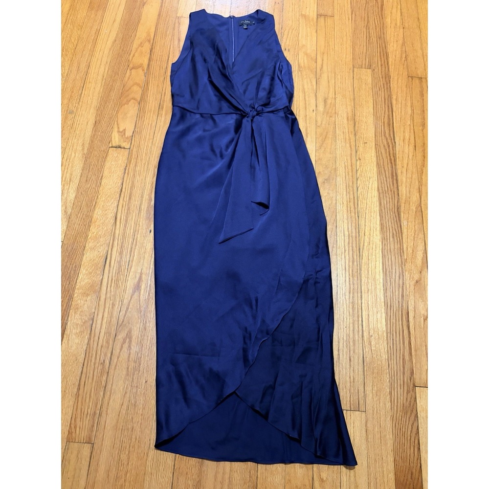 Ted Baker  Wrap-Waist Maxi Dress Faux-Wrap silhouette V-neckline Size 2 Event